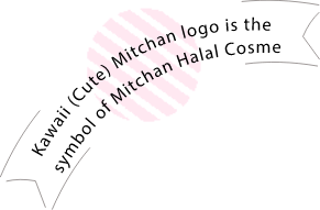 Kawaii (Cute) Mitchan logo is the symbol of Mitchan Halal Cosme